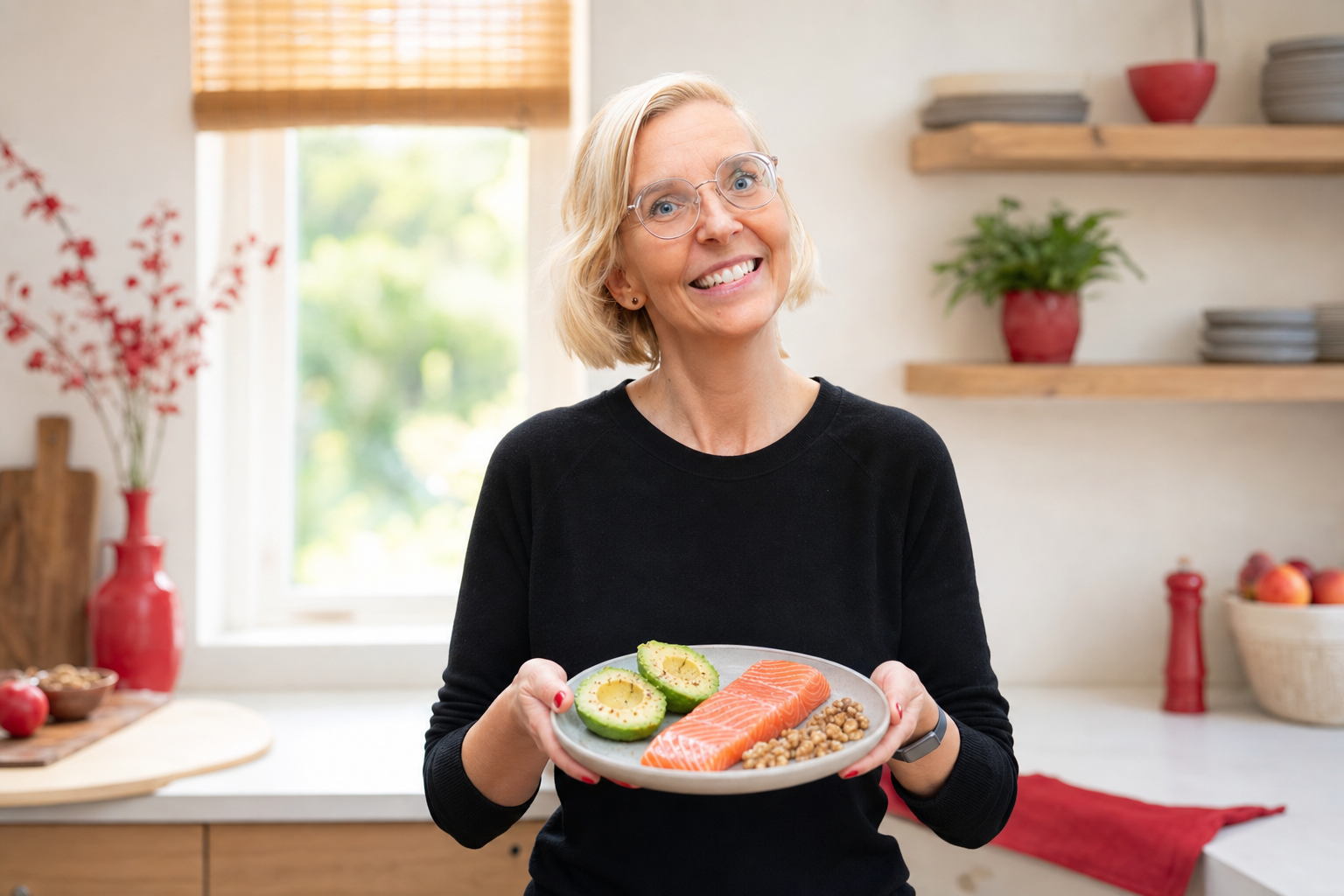Omega-3-Mangel vorbeugen mit gesunden Fetten wie Lachs und Avocado