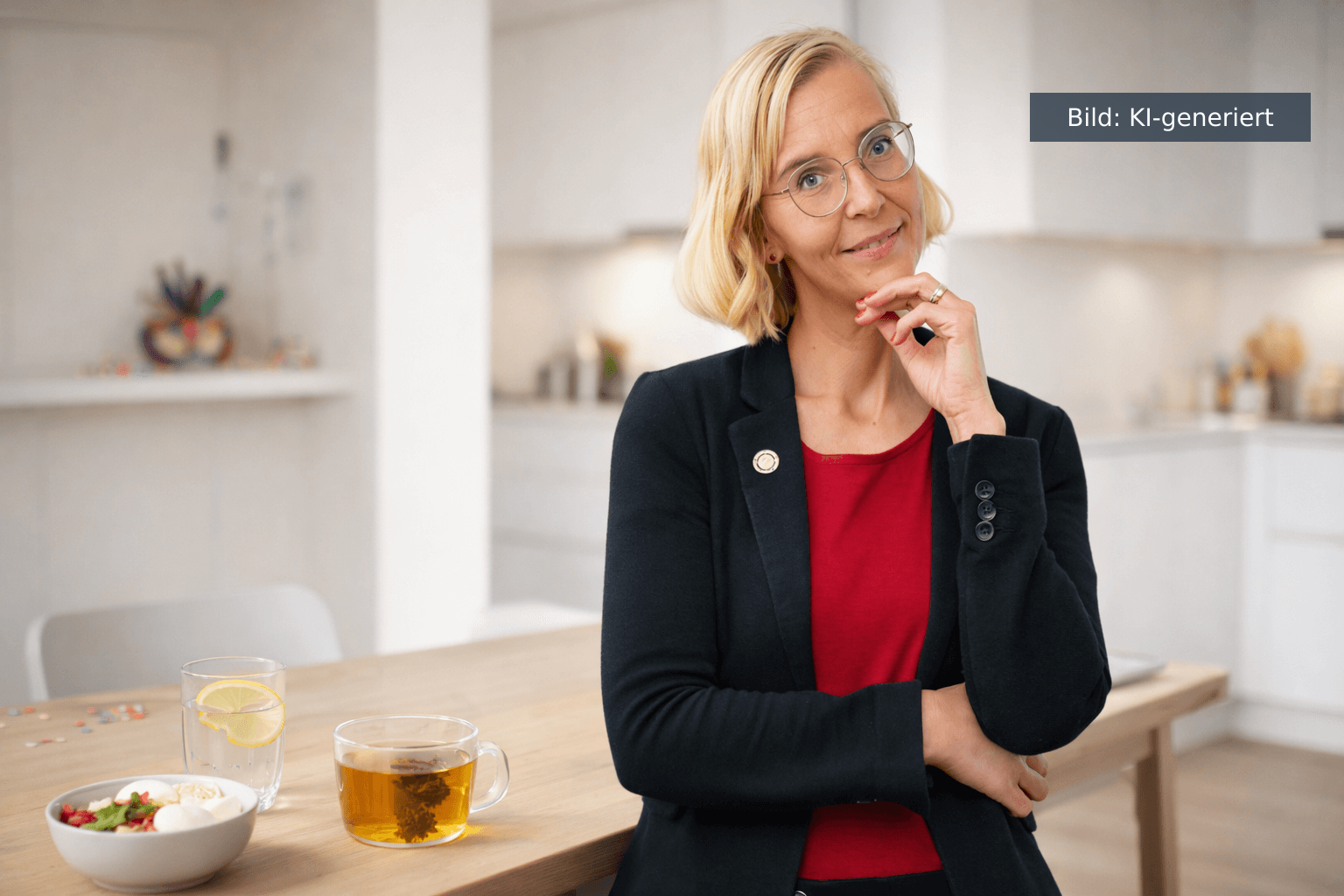 Alkohol und Abnehmen (KI-generiertes Bild)