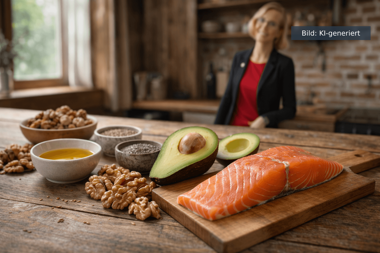 Stressresistenz durch Ernährung (KI-generiertes Bild)